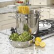 Cuisinart 4-Piece Cookware Set, 12 Quarts, Chef's Classic Stainless Steel Pasta/Steamer, 77-412P1