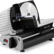 Professional Series Meat Slicer, Cuts Meat, Cheese, Bread, Fruit & Vegetables, Adjustable Slice Thickness, Stainless Steel Blade, Safe Non-Slip Feet, For Home Use, Easy To Clean - 9