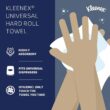 Kleenex Hard Paper Towels (50606), with Premium Absorbency Pockets, 1.75" Core, White
