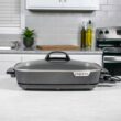 Presto 16-Inch Electric Slimline Skillet with Glass Cover, Black - 3