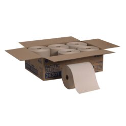 Georgia-Pacific Blue Basic Recycled Hardwound Paper Towel Rolls by GP PRO (Georgia-Pacific); Brown