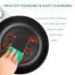 Dezin Electric Cooker Upgraded, Non-Stick Sauté Pan, 1.5L Mini Electric Fondue Pot