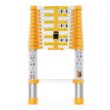 BOWEITI Telescoping Extension Ladder 12.5FT Heavy Duty Upgrade,Aluminum Telescopic Ladder