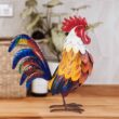 Natelf Metal Rooster Garden Statues & Sculptures, Chicken Yard Art Decor Standing Animal Lawn Ornament Natelf Metal Rooster Garden Statues & Sculptures, Chicken Yard Art Decor Standing Animal Lawn Ornament for Backyard Patio Kitchen Decorations - 5