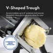 New Star Foodservice 43204 Commercial Grade French Fry Cutter with Suction Feet, 1/2 Inch and 3/8 Inch Blades, Limited Edition Black - 4