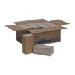 Georgia-Pacific Blue Basic S-Fold Recycled Paper Towels by GP PRO (Georgia-Pacific); Brown; 23504; 250 Towels Per Pack; 16 Packs Per Case (4000 Total); 9.20