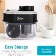 Shine Kitchen Co SES-100 Electric Spiralizer for Veggies, Spiral Vegetable Cutter Makes and Holds Up to 4 Servings (60 oz) of Zucchini Noodles, Curly Fries, and More - 6