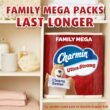 Charmin Ultra Strong Clean Touch Toilet Paper, 30 Family Mega Rolls = 153 Regular Rolls - 5