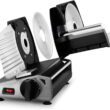 Professional Series Meat Slicer, Cuts Meat, Cheese, Bread, Fruit & Vegetables, Adjustable Slice Thickness, Stainless Steel Blade, Safe Non-Slip Feet, For Home Use, Easy To Clean - 11