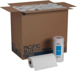 Georgia-Pacific Blue Select 2-Ply Perforated Paper Towel Rolls, 27385, 85 Sheets Per Roll, 30 Rolls Per Case - 1