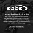 ABBA Double Burner Portable Propane StoveTop - Lightweight Alloy Steel Portable Stove, 13.19" x 21.85" x 4.33" (Black)