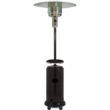Hanover 7-ft. 48,000 BTU Steel Umbrella Propane Patio Heater in Black, HAN004BLK