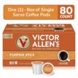 Victor Allen's Coffee Pumpkin Spice Flavored, Medium Roast, 80 Count, Single Serve Coffee Pods for Keurig K-Cup Brewers - 2