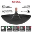 YOSUKATA Carbon Steel Wok Pan - 14 “ Woks and Stir Fry Pans - Black Steel Wok