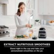 Ninja BN751 Professional Plus DUO Blender, 1400 Peak Watts, 3 Auto-IQ Programs for Smoothies, Frozen Drinks & Nutrient Extractions, 72-oz. Total Crushing Pitcher & (2) 24 oz. To-Go Cups, Black - 3