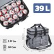 Maelstrom Soft Cooler Bag, Collapsible Soft Sided Cooler, 30/60/75 Cans Beach Cooler