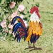 Natelf Metal Rooster Garden Statues & Sculptures, Chicken Yard Art Decor Standing Animal Lawn Ornament Natelf Metal Rooster Garden Statues & Sculptures, Chicken Yard Art Decor Standing Animal Lawn Ornament for Backyard Patio Kitchen Decorations - 6