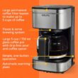 Krups Simply Brew Stainless Steel Drip Coffee Maker - Silver/Black