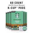 Starbucks K-Cup Coffee Pods, Medium Roast Coffee, Half-Caff House Blend For Keurig Brewers, 100% Arabica, 6 Boxes (60 Pods Total) - 2