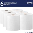 Kleenex Hard Paper Towels (50606), with Premium Absorbency Pockets, 1.75" Core, White