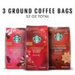 Starbucks Ground Coffee, Medium Roast And Naturally Flavored Coffee, Limited Edition Holiday Coffee Variety Pack, 100% Arabica, 3 Bags (32 Oz Total) - 2
