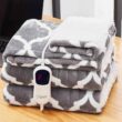 HomeMate Heated Blanket Electric Full Size - 72“x84“ Heating Blanket with 10 Fast Heat Levels 8 Hours Auto Off Ultra Soft Cozy Flannel Over-Heated Protection ETL Certification Keep Warming in Home - 4