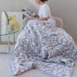 MH MYLUNE HOME Ultra Soft Micro Plush White Grey Leopard Blanket (51x63 inches) Warm Reversible Cheetah Blanket Leopard Pattern Throw for Couch Bed Sofa - 5