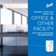 Scott® Essential Universal High-Capacity Hard Roll Towels (01005), 1.5" Core, White Scott® Essential Universal High-Capacity Hard Roll Towels (01005), with Absorbency Pockets™, 1.5