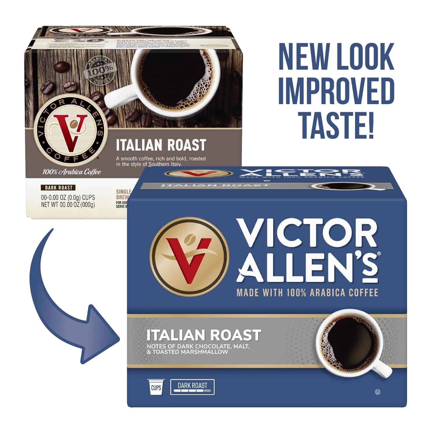 Victor Allen's Coffee Italian Roast, Dark Roast, 80 Count, Single Serve Coffee Pods for Keurig K-Cup Brewers Victor Allen's Coffee Italian Roast, Dark Roast, 80 Count, Single Serve Coffee Pods for Keurig K-Cup Brewers - 5