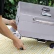Royal Gourmet GT1001 Stainless Steel Portable Grill, 10000 BTU BBQ Tabletop Gas Grill with Folding Legs and Lockable Lid, Outdoor Camping, Deck and Tailgating, Silver - 12