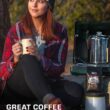COLETTI Bozeman Camping Coffee Pot – Coffee Percolator – Percolator Coffee Pot for Campfire or Stove Top Coffee Making – 9 CUP