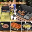 Costway 2-in-1 Gas Camping Grill and Stove with Detachable Legs