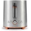 Café Express Finish 2 Slice Metal Toaster Stainless Steel