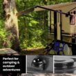ABBA Double Burner Portable Propane StoveTop - Lightweight Alloy Steel Portable Stove, 13.19" x 21.85" x 4.33" (Black)