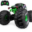 Monster Jam, Official Mega Grave Digger All-Terrain Remote Control Monster Truck with Lights, 1: 6 Scale, Kids Toys for Boys