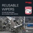 WypAll Power Clean X80 Heavy Duty Cloths (41055), Extended Use Jumbo Roll, Red