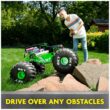 Monster Jam, Official Mega Grave Digger All-Terrain Remote Control Monster Truck, Over 2 Ft. Tall, 1:6 Scale