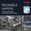 WypAll Power Clean X80 Heavy Duty Cloths (41043), Extended Use Cloths Jumbo Roll, Blue