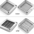 New Star Foodservice 43204 Commercial Grade French Fry Cutter with Suction Feet, 1/2 Inch and 3/8 Inch Blades, Limited Edition Black - 3