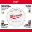 Milwaukee 12 in. D X 1 in. Fine Finish Tungsten Carbide Circular Saw Blade 80 teeth 1 pk