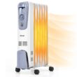 Costway 1500W Oil Filled Radiator with Thermostat and 4 Bottom Wheels
