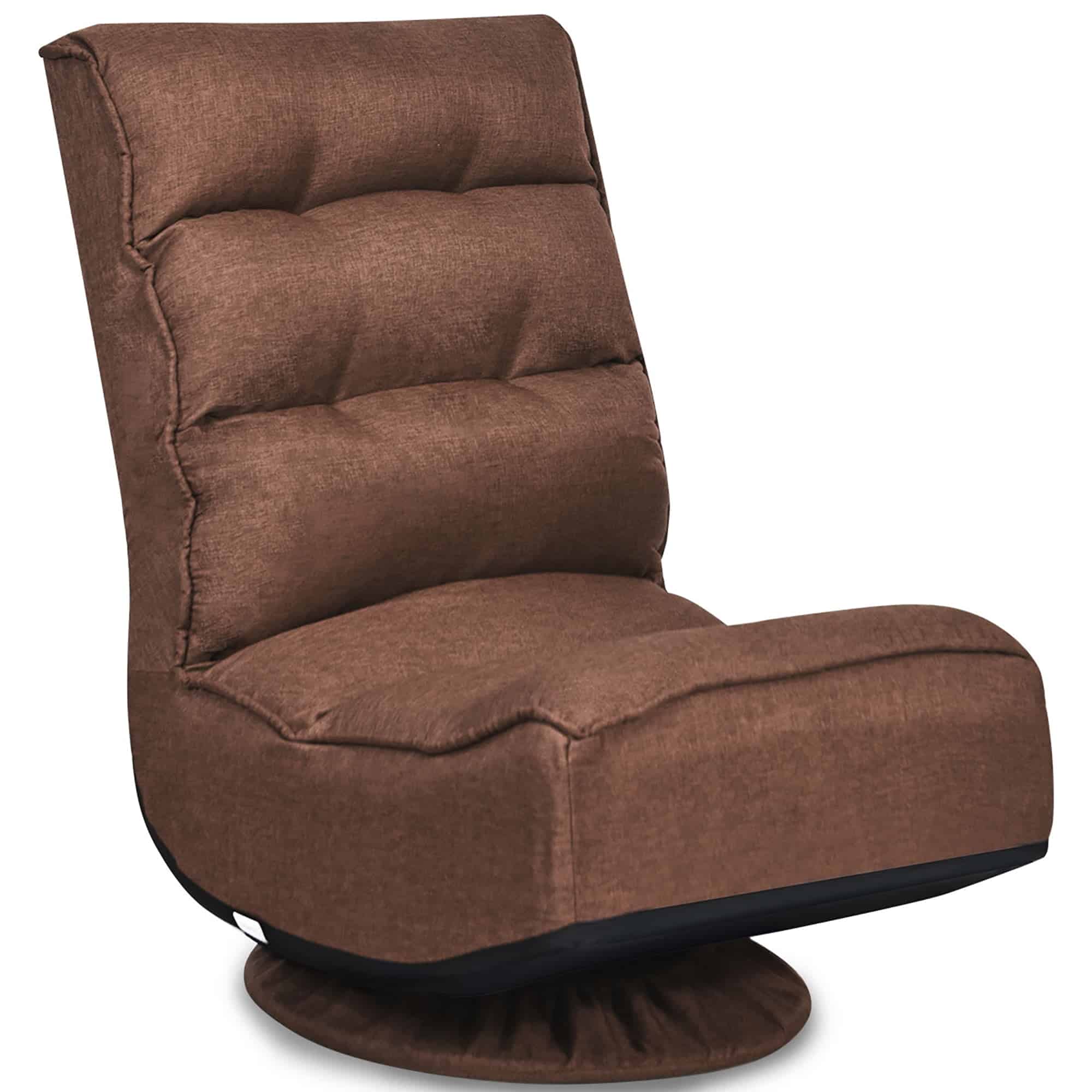 Costway Gaming Chair Fabric 6-Position Folding Lazy Sofa 360 Degree Swivel Coffee Costway Gaming Chair Fabric 6-Position Folding Lazy Sofa 360 Degree Swivel Coffee