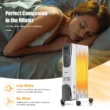 Costway 1500W Electric Space Heater with Adjustable Thermostat
