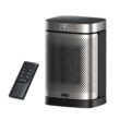 Dreo 1500W Atom Core PTC Heating Oscillating&nbsp;Tabletop Space Heater with Remote - Silver