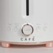 Café Express Finish 2 Slice Metal Toaster White