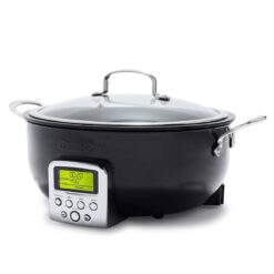 GreenPan 15.83"W Elite Ceramic Nonstick Essential Smart Electric Skillet 6-quart