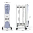 Costway 1500W Oil Filled Radiator with Thermostat and 4 Bottom Wheels