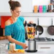 Costway 1500W Smoothie Maker High Power Blender with 10 Speeds