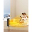 Dreo 1500W Solaris Plus PTC Heating Oscillating Tower Space Heater with Remote Silver