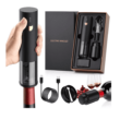 Electric Wine Opener-Wine Gifts-Automatic Wine Opener Rechargeable-Cordless Electric Corkscrew-Wine Bottle Opener